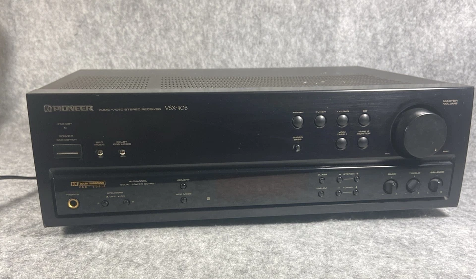 PIONEER VSX-406 Dolby Home A/V AM/FM Surround Sound Stereo Receiver (no remote) - Image 1 of 4
