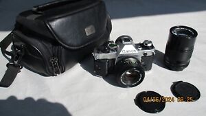 Canon AE-1 Program 35mm SLR Film Camera with 50 mm lens Kit