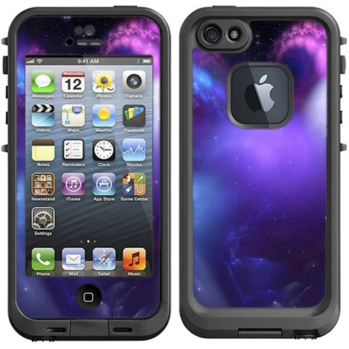 Skin Decal for Lifeproof iPhone 5 Fre Case / space gasses purple cloud - Image 1 of 1
