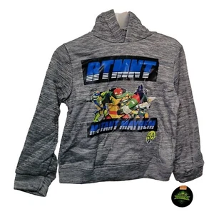 Nickelodeon RTMNT Hoodie Boys 6 Gray Teenage Mutant Ninja Turtles Hoodie - Picture 1 of 6