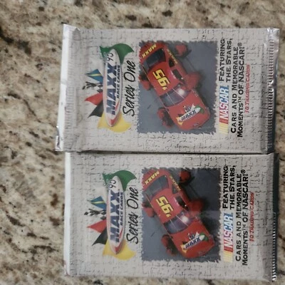 (2) unopened 1995 Maxx Race Cards Series One NASCAR Single Packs  - Image 1 of 2