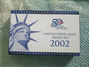 2002-S Proof Set United States US Mint Original Government Packaging Box & COA - Picture 1 of 1