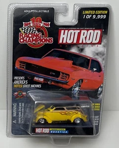Racing Champions - Hot Rod Magazine #124 - Yellow Boxotica - New on Card - Picture 1 of 2