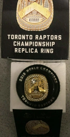 Toronto Raptors 2019 NBA Champions Replica Championship Ring Official w/Box NEW! Cover