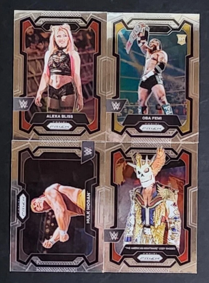2024 Panini Prizm WWE Wrestling BASE Cards with Rookies You Pick - Image 1 of 1