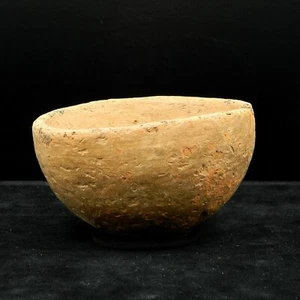 Pot247 - Ancient TERRACOTTA Pottery - 95 mm diameter - Neolithic AGE - Sahara - Picture 1 of 4