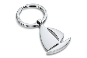 Philippi Schlüsselanhänger KERZE Nickel hochglanzpoliert 8 cm - Bild 1 von 2