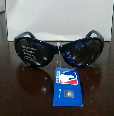 New MLB Detroit Tigers Blue Solid Sunglasses with team logo -PMJS Cover