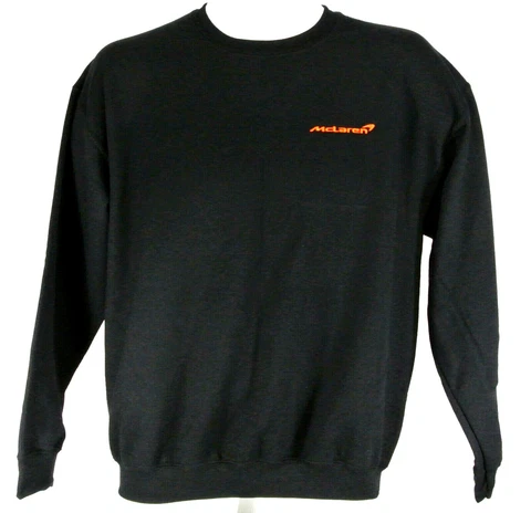 McLAREN F1 / IndyCar Team Sweatshirt Black Formula 1 Racing Size XL NEW NWT MT Cover