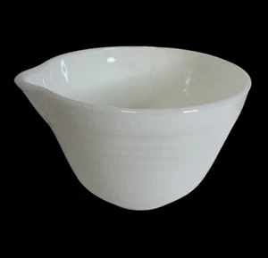 Pyrex White Milk Glass Bowl #12 Ribbed Hamilton Beach Mixer Replacement Vintage - Picture 1 of 12