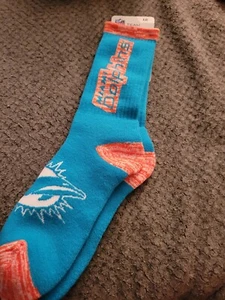 Miami Dolphins Nfl Socks - Picture 1 of 4