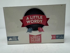 A Little Wordy Game by Exploding Kittens - Factory Sealed 2 Player Tile Game NIB - Picture 1 of 5