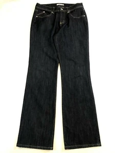 Chico's Platinum Jeans Dark Wash Mid Rise Straight Fit Size 0.5 Reg (US Size 6) - Picture 1 of 11