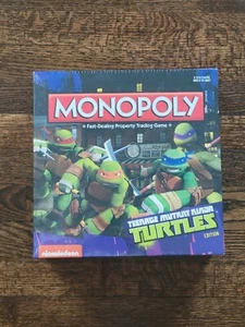 New Sealed Nickelodeon Teenage Mutant Ninja Turtles Monopoly Game Hasbro - Picture 1 of 5