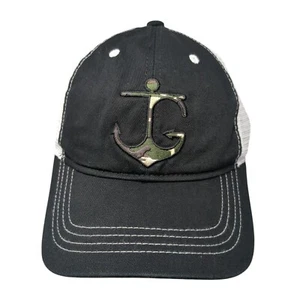 Cappello camionista Jessie G mimetico ancoraggio snapback nero taglia unica rete posteriore - Foto 1 di 8