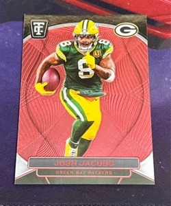 2024 Totally Certified Josh Jacobs #31 Red Mirror 249/249 Green Bay Packers - Afbeelding 1 van 2