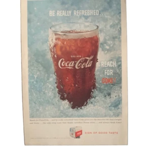 Vintage 1959 Coca-Cola Be Really Refreshed Ad Advertisement - Picture 1 of 3