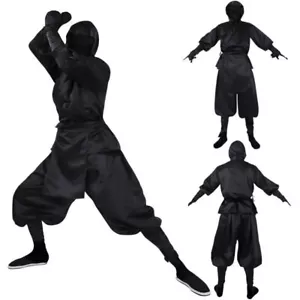 Ninja-Kostüm für Erwachsene, japanisches Samurai-Cosplay, Uniform, Herren-Set* - Bild 1 von 7