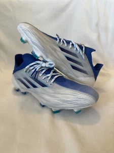 Adidas X Speedflow.1 FG GW7456 White Blue Football Men Soccer Cleats Shoes Boots - Picture 1 of 6