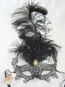 VENEZIANISCHE KARNEVAL MASKE MASKERADE PARTY MASKEN DESSOUS MASKEN - Bild 1 von 1