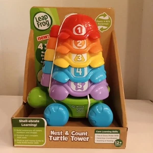 Leap Frog Nest & Count Turtle Tower 4 Ways To Play New In Box - Picture 1 of 8