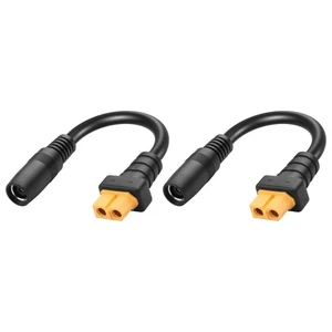 2 PCS XT60 to 8mm Adapter Cable DC8020 to XT60 Power Cable 14AWG DC8mmx2.0mm ... - Picture 1 of 4