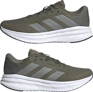 NIB MEN'S ADIDAS ID8761 GALAXY 7 RUNNING CLOUD OLIVE GREEN/GREY/WHITE SHOES $80 - Picture 1 of 7