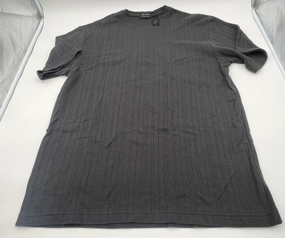 Axcess Men's Short Sleeve Casual Shirt Black Size Medium Crew Neck - Image 1 of 4