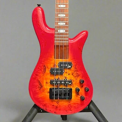 Bajo eléctrico Spector Eurobolt de 4 cuerdas con bolsa - rojo infierno Foto 1 de 4