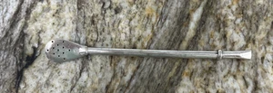 Vintage 800 mm Silber Tee Strohhalm Löffel ca. 6" - Bild 1 von 24