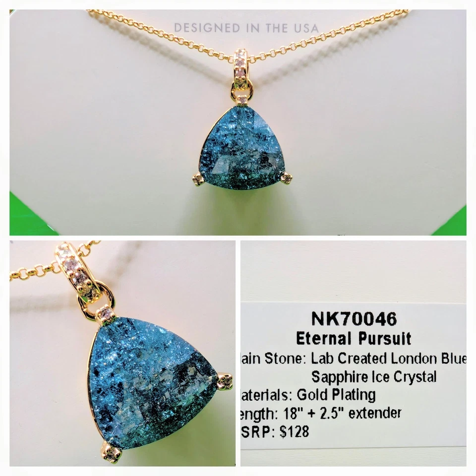 Bomb Party Eternal Pursuit LC London azul gelo cristal dourado - Imagem 1 de 1