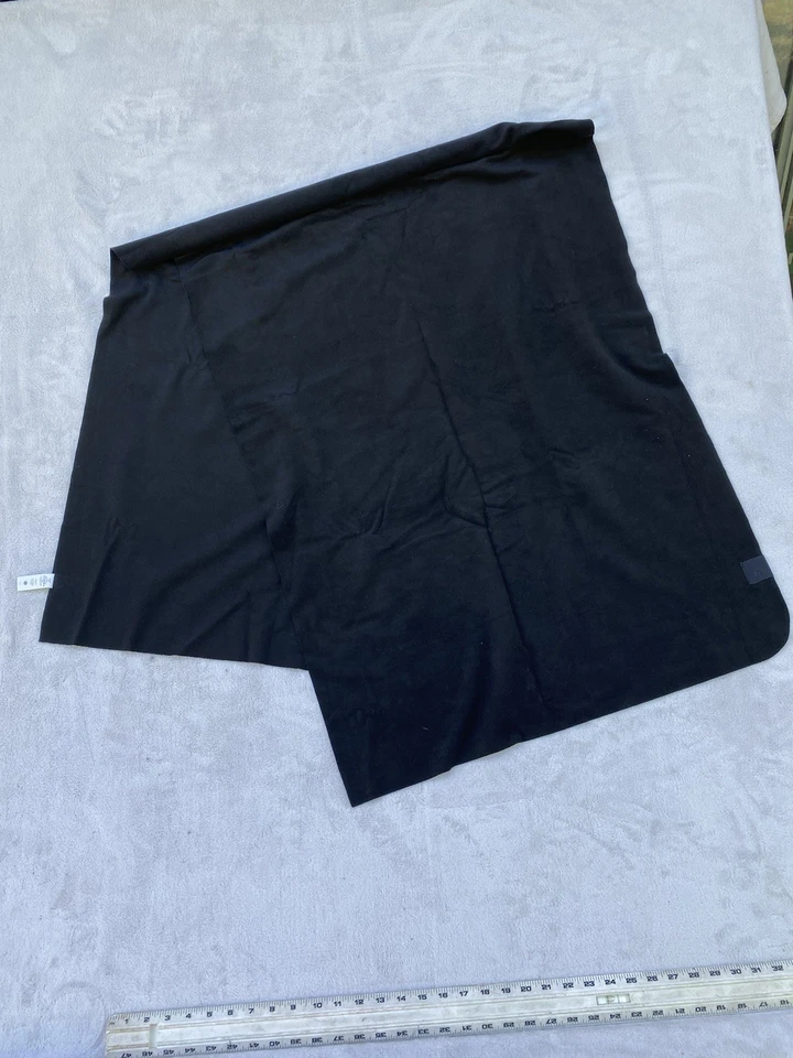 Estera de yoga de viaje negra Lululemon Carry Onwards 71x26 usada - estera de tela Foto 1 de 4