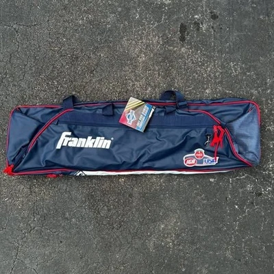 Bolsa de equipo de lona de softbol Franklin vintage promoción deportiva COKE IGA EE. UU. Foto 1 de 4
