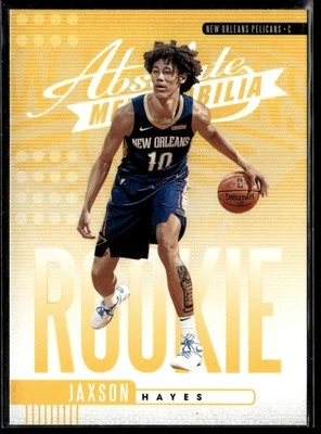 2019-20 Panini Absolute Memorabilia Jaxson Hayes Rookies Yellow HSC - Image 1 of 2