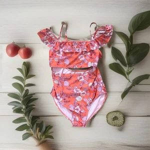 Art Class Floral One Piece Swimwear Bathing Suit, Girl’s Juniors Size 14/16 - Picture 1 of 8