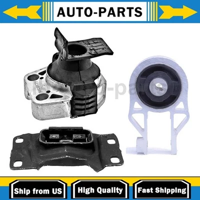 适用于福特福克斯 2.5L 2007 - 2011 3x 电机支架/扭矩支柱/跨性别支架 — 第 1/4 张图片