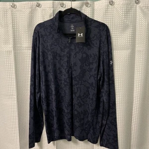 Under Armour Camouflage 1/4 Zip Long Sleeve Shirt Size L NWT (FT10) - Picture 1 of 3