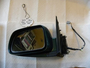 2002-2004 Honda CR-V CRV Green Left Driver's Side View Door Mirror - Picture 1 of 11