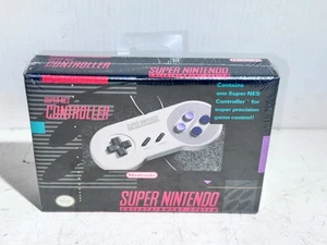 SNES Super Nintendo Controller OEM Authentic 1991 - Factory Sealed - Picture 1 of 9