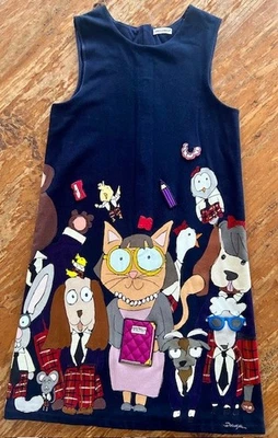 DOLCE&GABBANA Girls Dress Size 12 CALLING ALL PET LOVERS! - Image 1 of 4