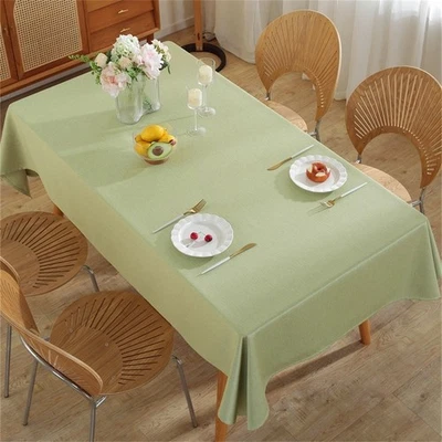 Sustainable Polyester Fabric Tablecloth Great for Entertaining 135x200cm - Image 1 of 4