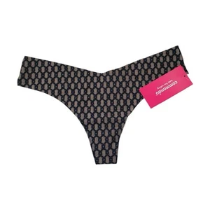 ***BRAND NEW** $24 COMMANDO WOMENS NUDE NET CLASSIC THONG PRINT PANTIES SIZE S/M - Picture 1 of 4