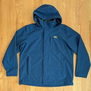 LL Bean Men’s Sweater Fleece 3-in-1 Jacket Zip Coat Hooded Blue XL Shell 501838 - Picture 1 of 10
