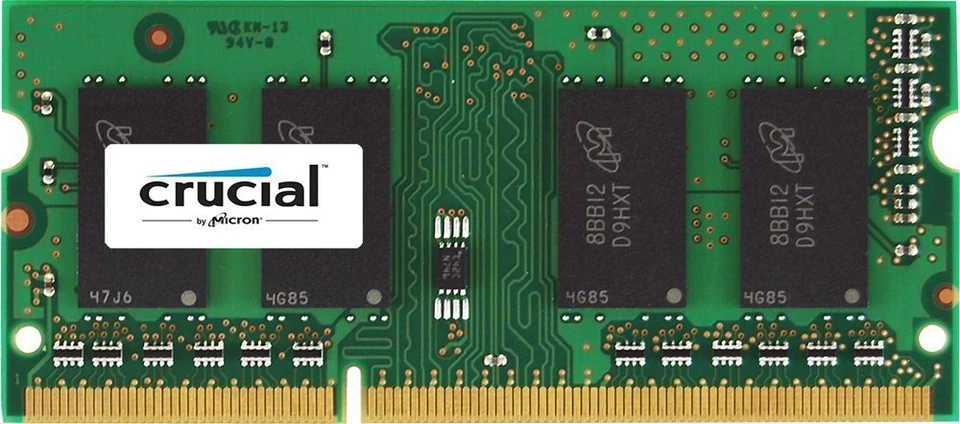Crucial 2GB DDR3 1600 MHz PC3-12800 204 Pin Laptop RAM Sodimm Notebook Memory - Image 1 of 1