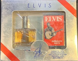 Elvis Presley "Separate Ways" Cassette Tape Gift Box Set with Cologne 1.5 Fl Oz. - Picture 1 of 2