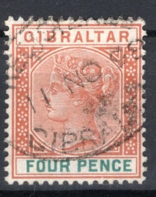 Gibraltar Scott 17 Used - CV 7.50$ - Image 1 of 2