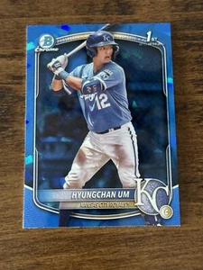 2025 Bowman Sapphire - 1st Bowman - Hyungchan Um - Royals - Picture 1 of 2