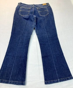 GLO Jeans Womens 13 Boot cut Slight Flare Comfy stretch Dark Wash - Picture 1 of 18