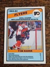 1984-85 O-PEE-CHEE NHL HOCKEY #364 TIM KERR PHILADELPHIA FLYERS TL