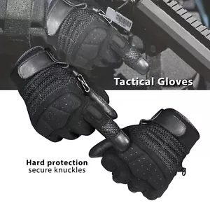 Guantes tácticos militares de motocicleta a prueba de puñaladas guantes anticorte para policía ejército - Imagen 1 de 5